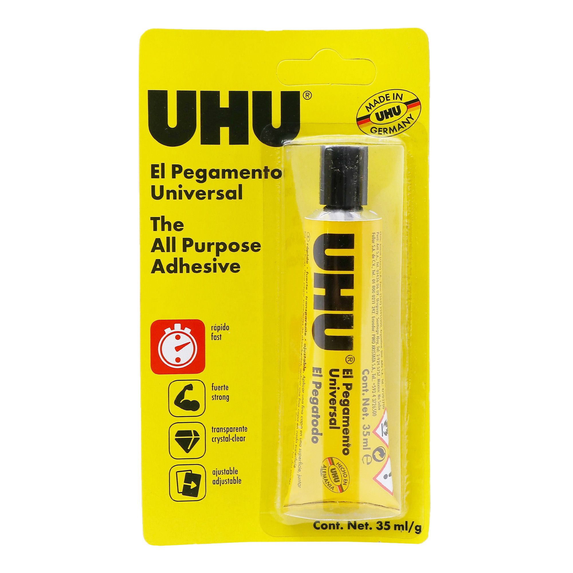 Pegamento Líquido UHU Pegatodo 35ml